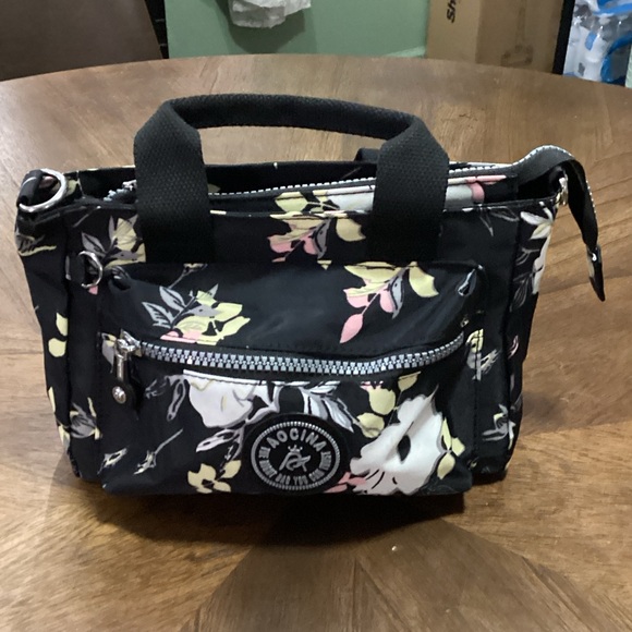 Floral Black Women's Bag - Picture 1 of 7